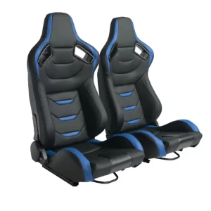 SPORT SEATS BLACK WITH BLUE ACCENTS FOR 2015-22 SLINGSHOTS