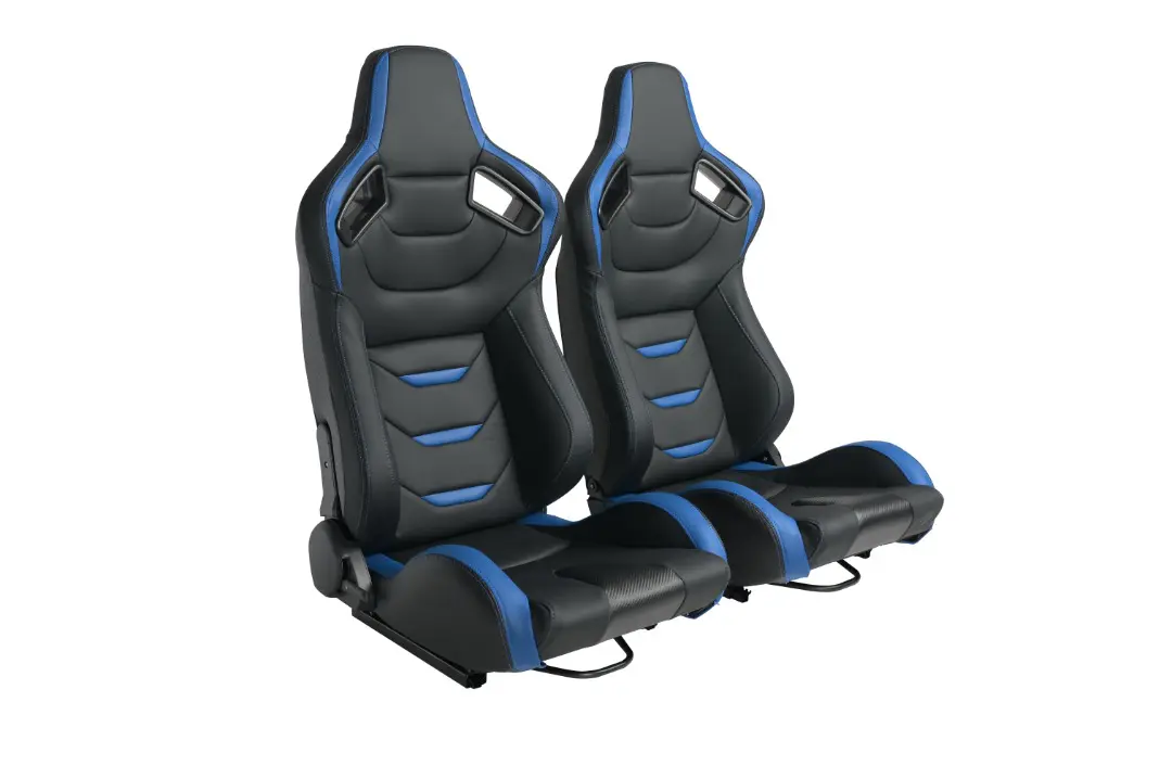 SPORT SEATS BLACK WITH BLUE ACCENTS FOR 2015-22 SLINGSHOTS