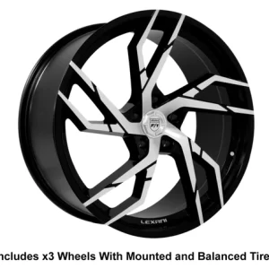 LEXANI ALPHA SLINGSHOT 22" WHEEL AND TIRE PACKAGE