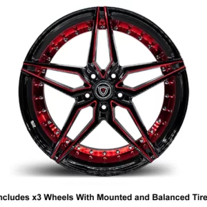 MARQUEE M3259 SLINGSHOT 20" WHEEL AND TIRE PACKAGE
