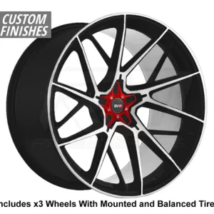 SAVINI SV-F6 SLINGSHOT 20" SUPER WIDE REAR (345 OR 335) WHEEL AND TIRE PACKAGE