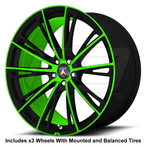 ASANTI ABL-30 SLINGSHOT 22" WHEEL AND TIRE PACKAGE
