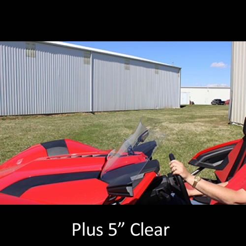 F4 Tinted / Non Tinted Windshields for the Polaris Slingshot