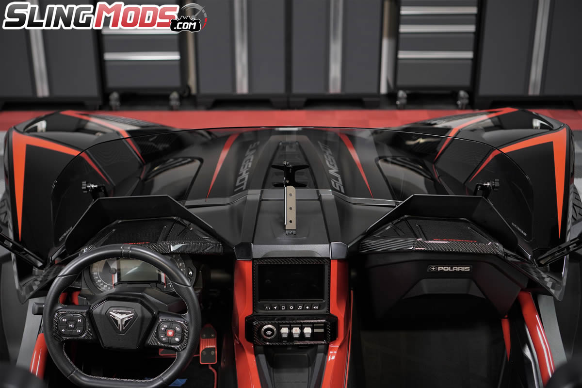Madstad Adjustable Windshield for the Polaris Slingshot (2020+)