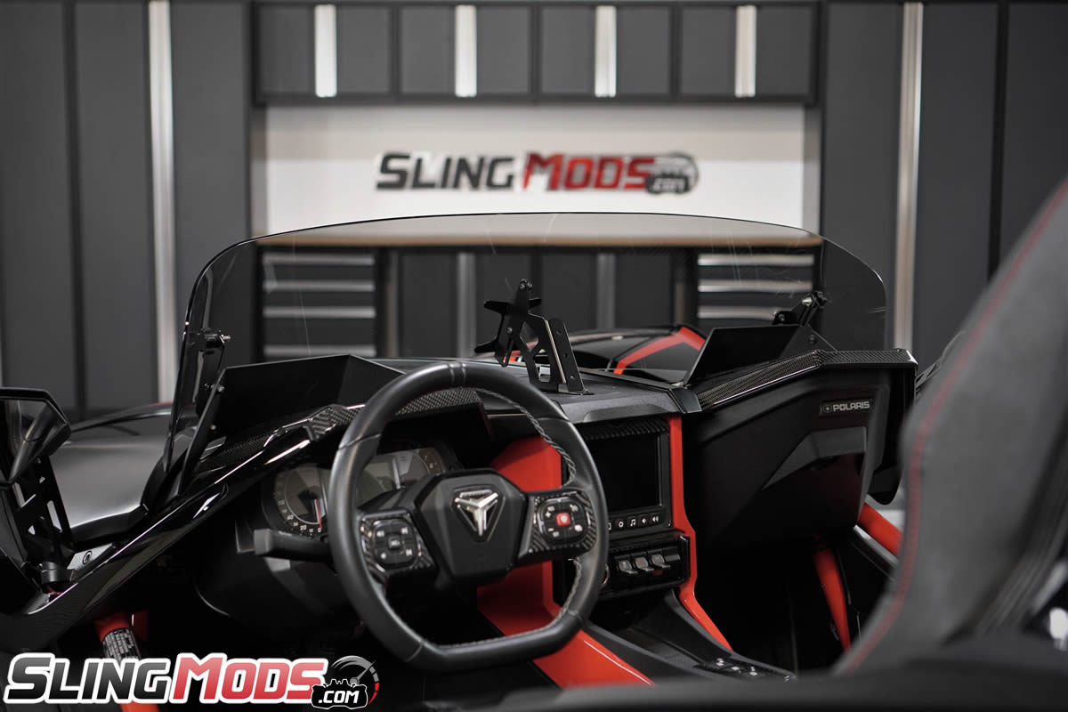 Madstad Adjustable Windshield for the Polaris Slingshot (2020+)