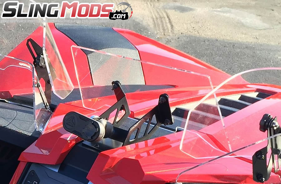 Madstad Double Bubble Adjustable Windshield for the Polaris Slingshot (2015-19)