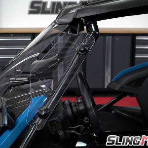 Full Front & Rear Windshield Add-On for the Slinglines Roof Top System for the Polaris Slingshot