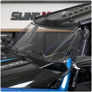 Full Front & Rear Windshield Add-On for the Slinglines Roof Top System for the Polaris Slingshot