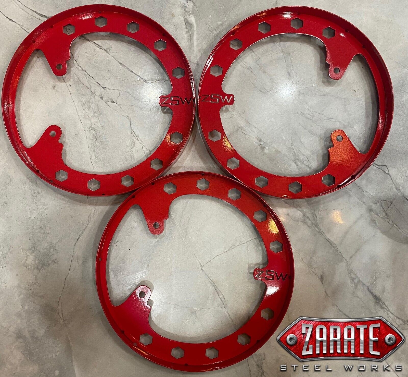 Polaris Slingshot Parts ZSW Wheel Ring DIY Kit 2015-2022 - Honeycomb Design