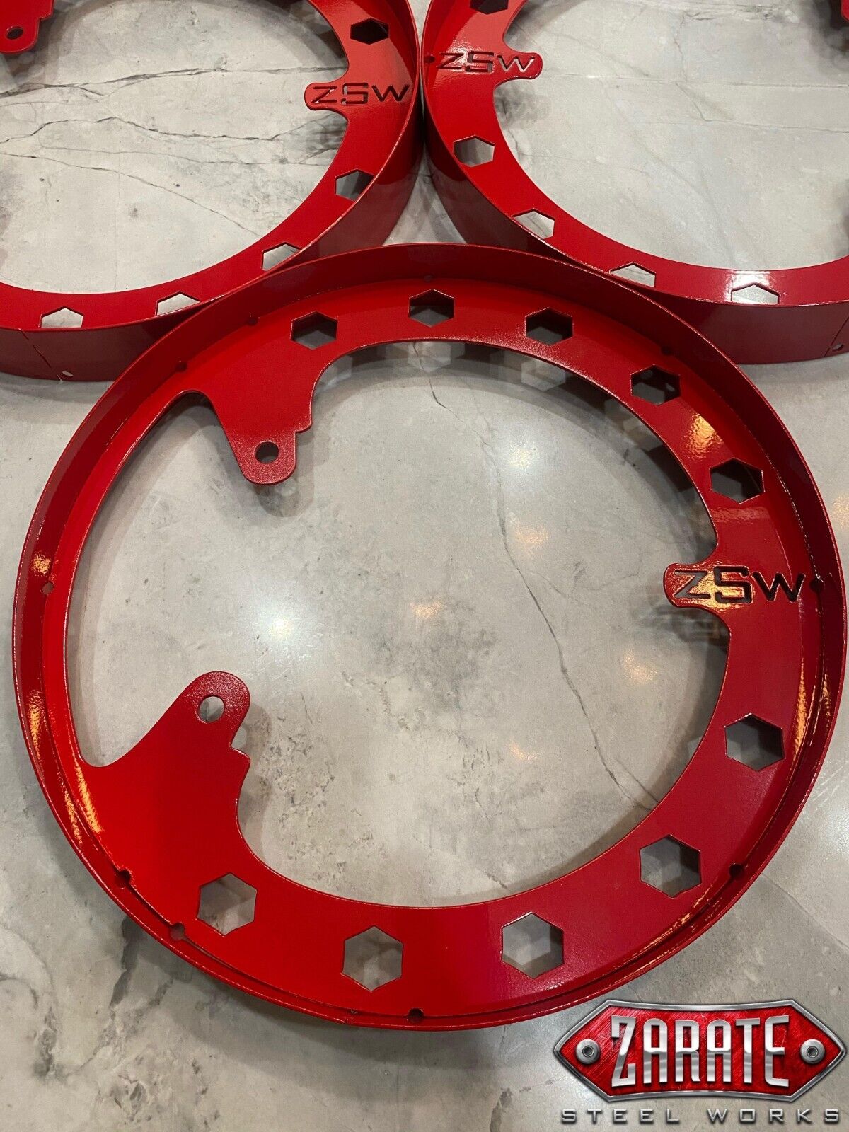 Polaris Slingshot Parts ZSW Wheel Ring DIY Kit 2015-2022 - Honeycomb Design