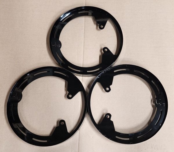 LEDs powdercoated Black for POLARIS SLINGSHOT Wheel Ring DIY Kit