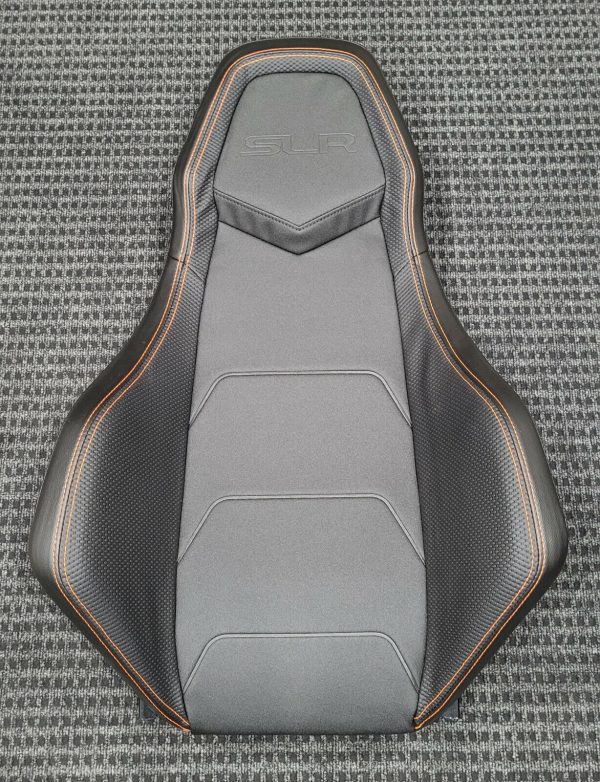 Polaris Slingshot OEM ASM., SEAT BACK ORANGE MDNS 2687333-VBB