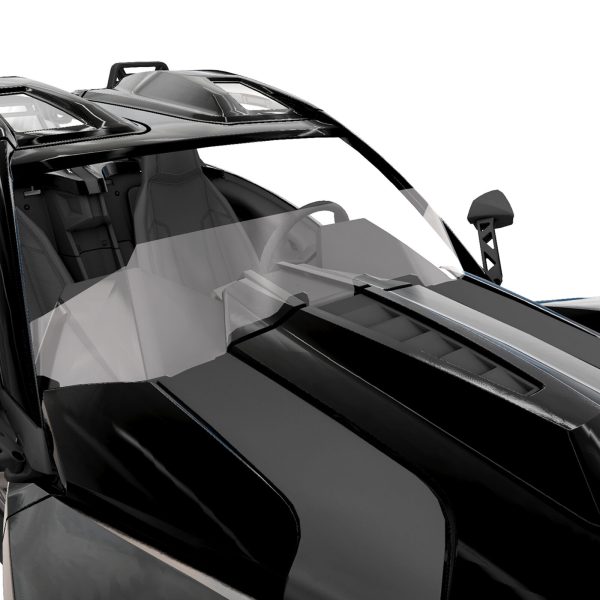 Polaris 2882154 Ripper Series Tinted Wind Deflector 2015-2021 Slingshot S SL