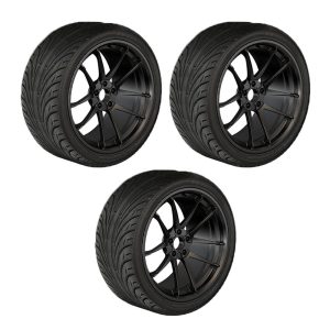 Polaris 2882340 305MM Wide Rear Tire and Wheel Kit 3 Wheels 2015-2021 Slingshot