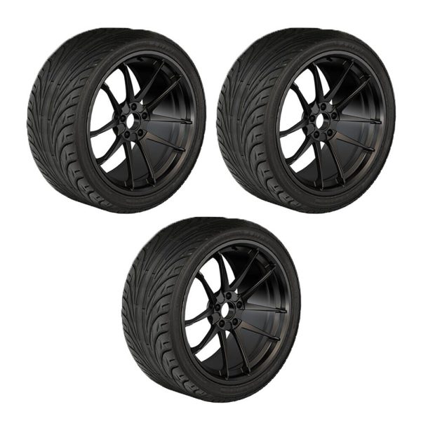 Polaris 2882340 305MM Wide Rear Tire and Wheel Kit 3 Wheels 2015-2021 Slingshot