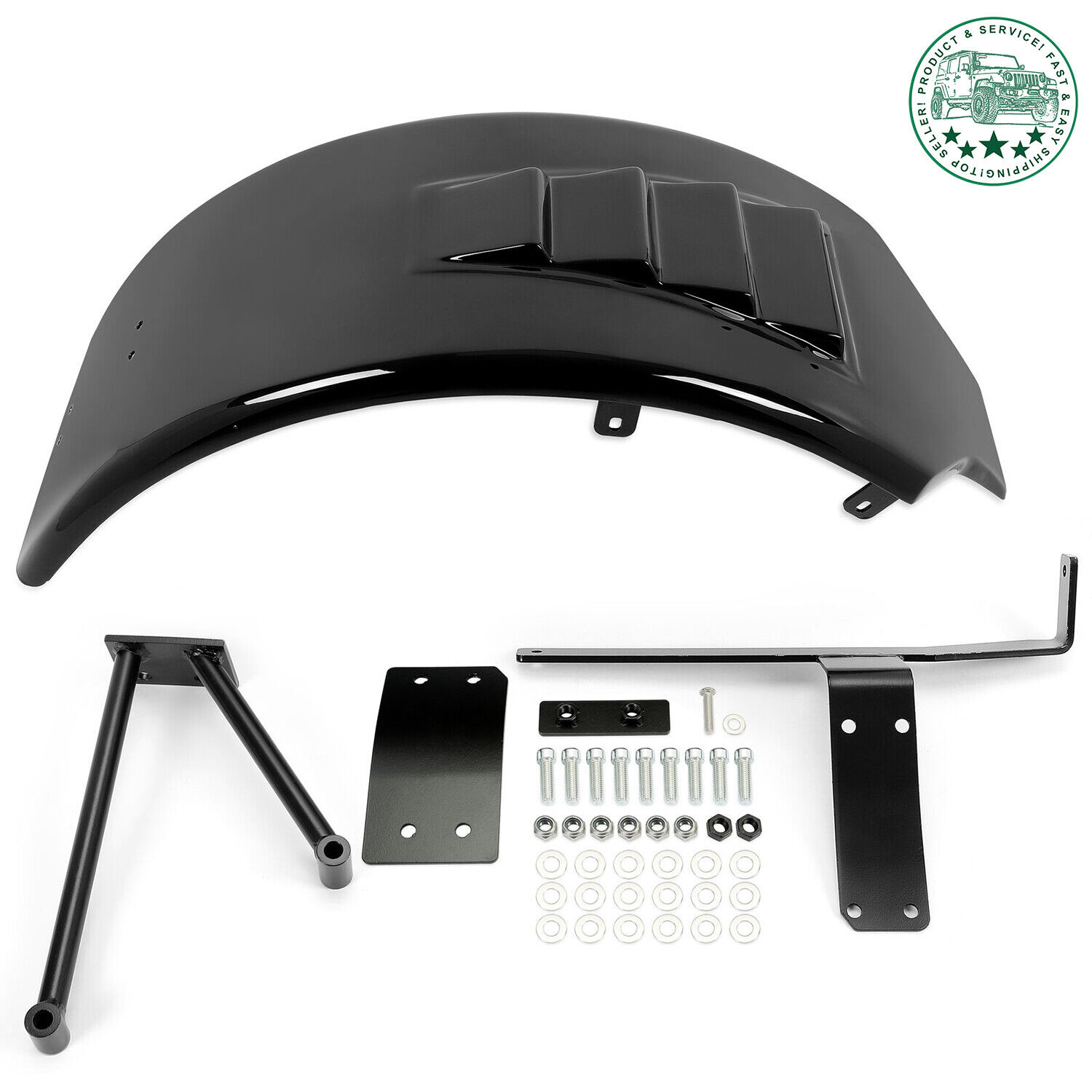 Black Rear Fender For Polaris Slingshot Base SL SE 2015-2018 2019 Hugger style