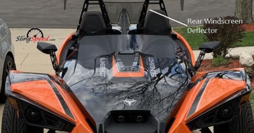 Rear Windshield wind deflectors for Polaris Slingshot- Light Shade