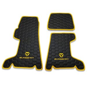 3PC Floor Mat Set fits Polaris Slingshot with Kick Plate
